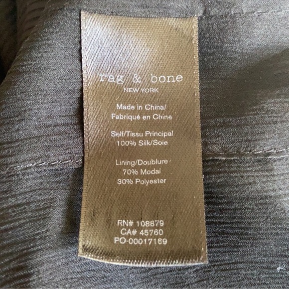 RAG & BONE BLACK SHEER SILK
DINAH MIDI DRESS SZ XS - Picture 4 of 4